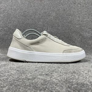 Kizik Prague Hands Free Athletic Walking Shoes Mens 10.5 Gray Beige No Insoles